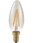 Preview: SPL LED Filament Kerze C35x100 E14 2 W 100 lm 2200K Gold dimmbar