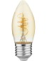 Preview: SPL LED Filament Kerze C35x95 E27 4,2 W 470 lm 2200K Gold dimmbar