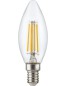Preview: SPL LED Filament Kerze C35x100 E14 4,7 W 470 lm 2700K klar dimmbar
