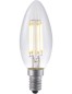 Preview: SPL LED Filament Kerze C35x100 E14 4 W 370 lm 2500K klar dimmbar