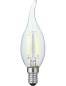 Preview: SPL LED Filament Windstoßkerze C35x120 E14 1,5 W 140 lm 2200K klar dimmbar