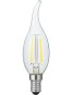 Preview: SPL LED Filament Windstoßkerze C35x120 E14 1,5 W 140 lm 2200K klar dimmbar