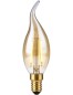Preview: SPL LED Filament Windstoßkerze C35x120 E14 2 W 140 lm 2200K Gold dimmbar
