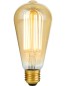 Preview: SPL LED Filament Rustika ST64x143 E27 6,5 W 550 lm 2200K Gold dimmbar