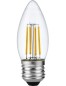 Preview: SPL LED Filament Kerze C35x100 E27 4 W 320 lm 2500K klar dimmbar