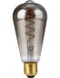 Preview: SPL LED Filament Rustika ST64x143 E27 4 W 150 lm 2200K Rauchglas dimmbar