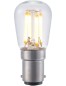 Preview: SPL LED Filament Röhre P26x56 Ba15d 3 W 210 lm 2500K klar dimmbar