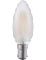 Preview: SPL LED Filament Kerze C35x100 Ba15d 4 W 320 lm 2500K matt dimmbar