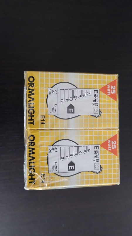Preview: 10x ORMALIGHT Tropfenlampe E14 25W matt