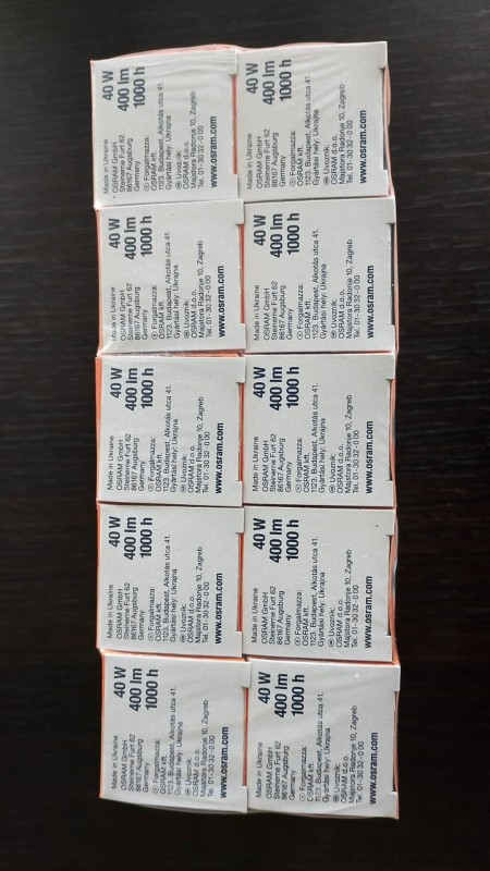 Preview: 10x OSRAM Kerze 40W E14 klar