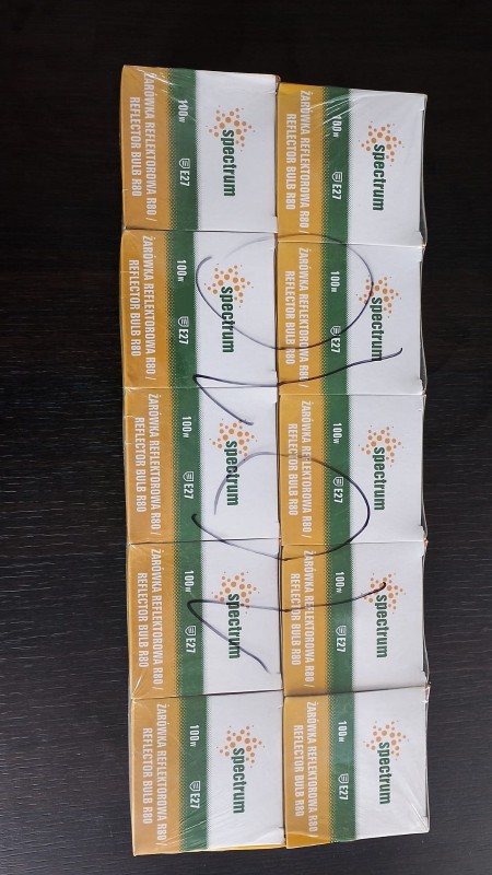 Preview: 10x Spectrum Reflektorlampe R80 100W E27 matt