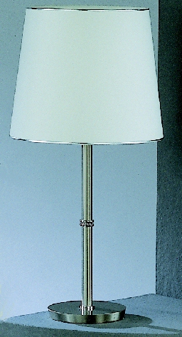 Tischleuchte 58cm in nickel matt