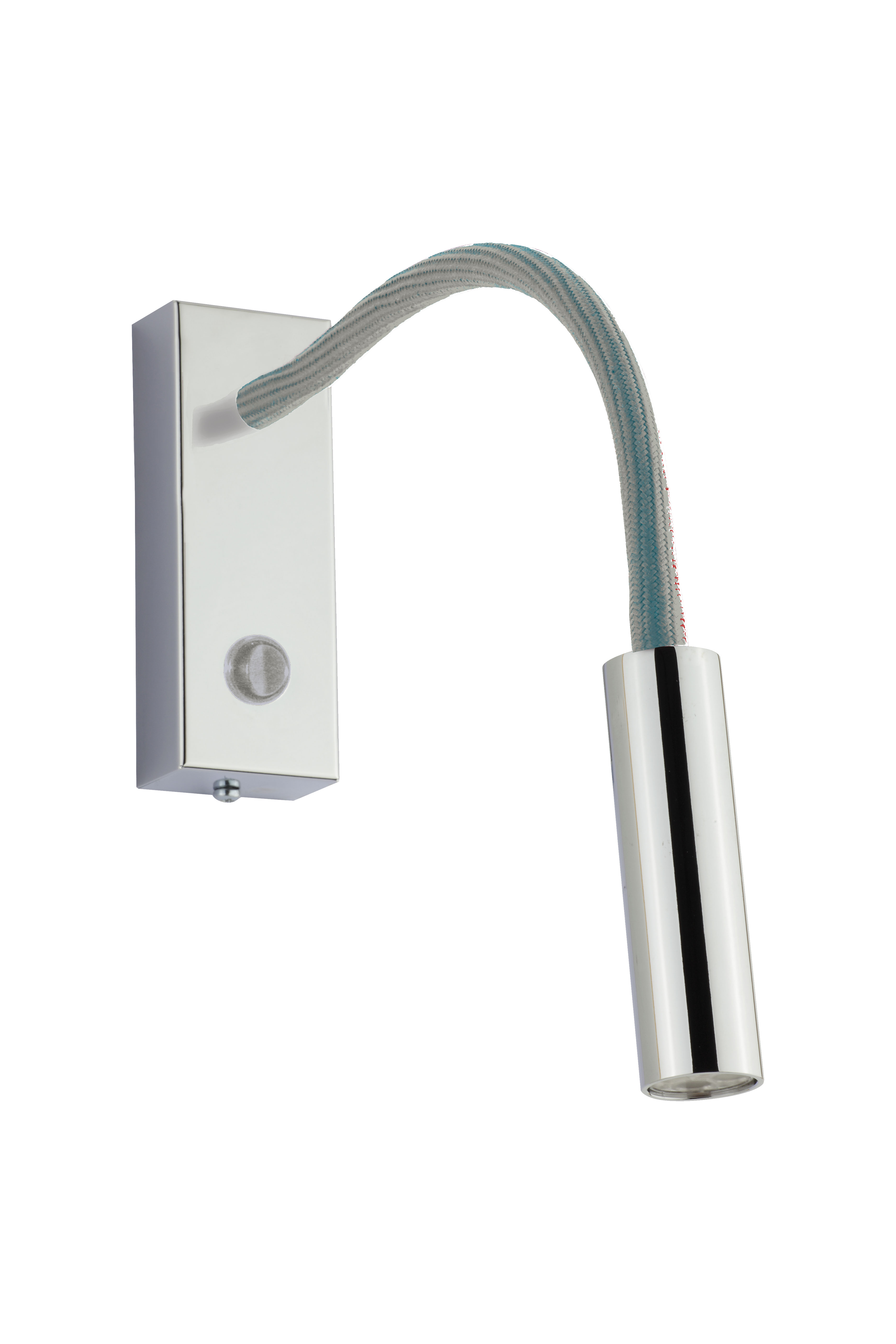 Rocco LED Wandlampe mit Schalter in chrom