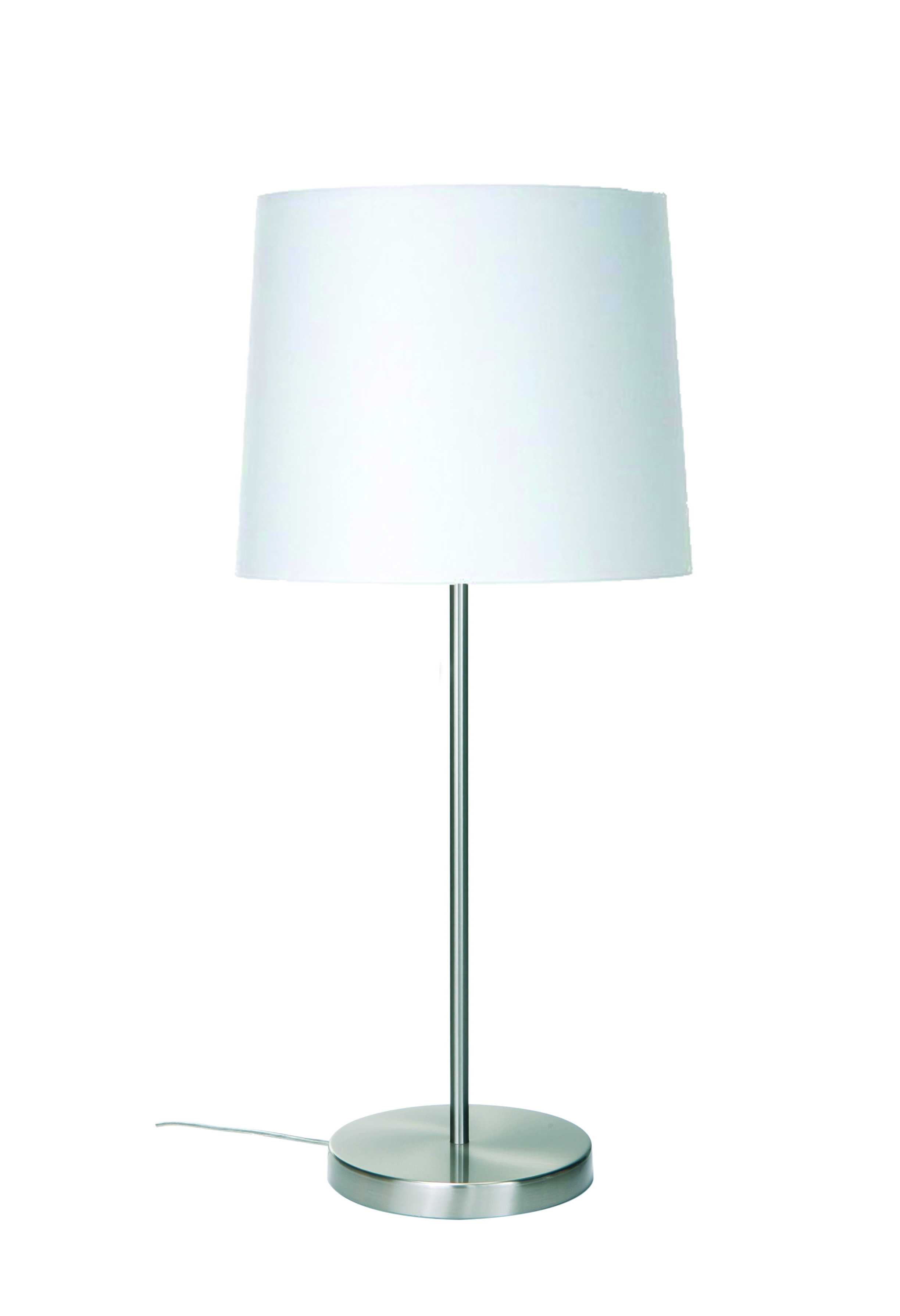 Paul Tischleuchte 34cm in nickel matt