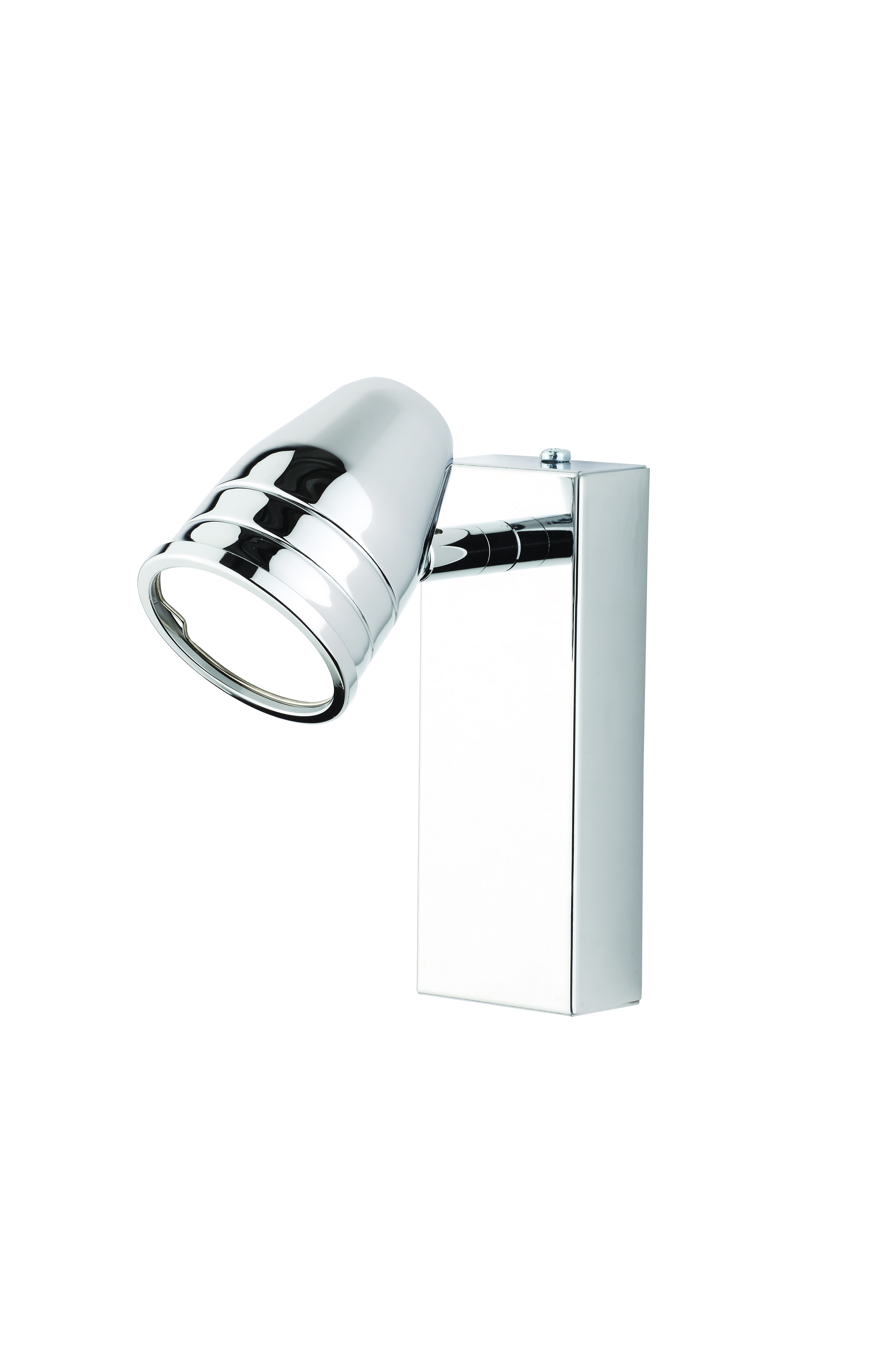 LED-Wandspot in Chrom
