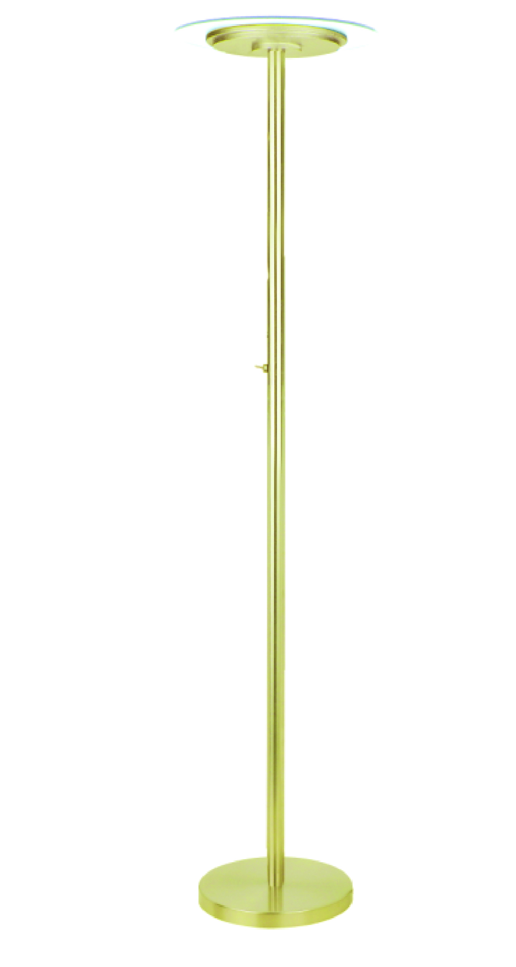 Saturn LED Deckenfluter 183cm in gold matt 1x34W