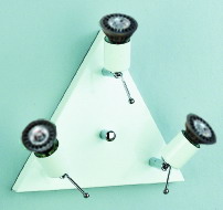 Florida Deckenleuchte 90cm in weiß 4-flammig 4xGU1