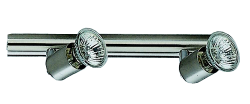 Leiste 28cm in nickel matt 2-flammig 2xGU10