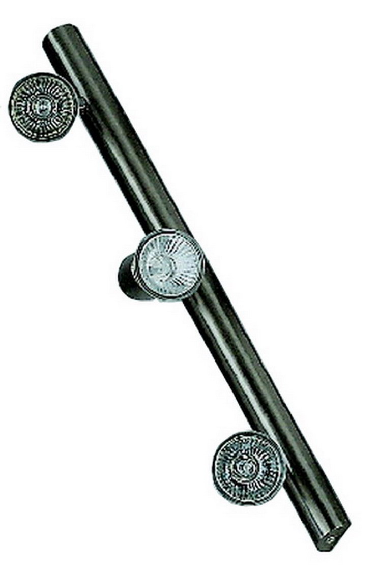 Leiste 46cm in nickel matt 3-flammig 3xGU10