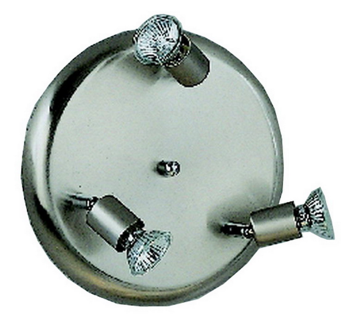 Trioplatte 26cm in nickel matt 3-flammig 3xGU10