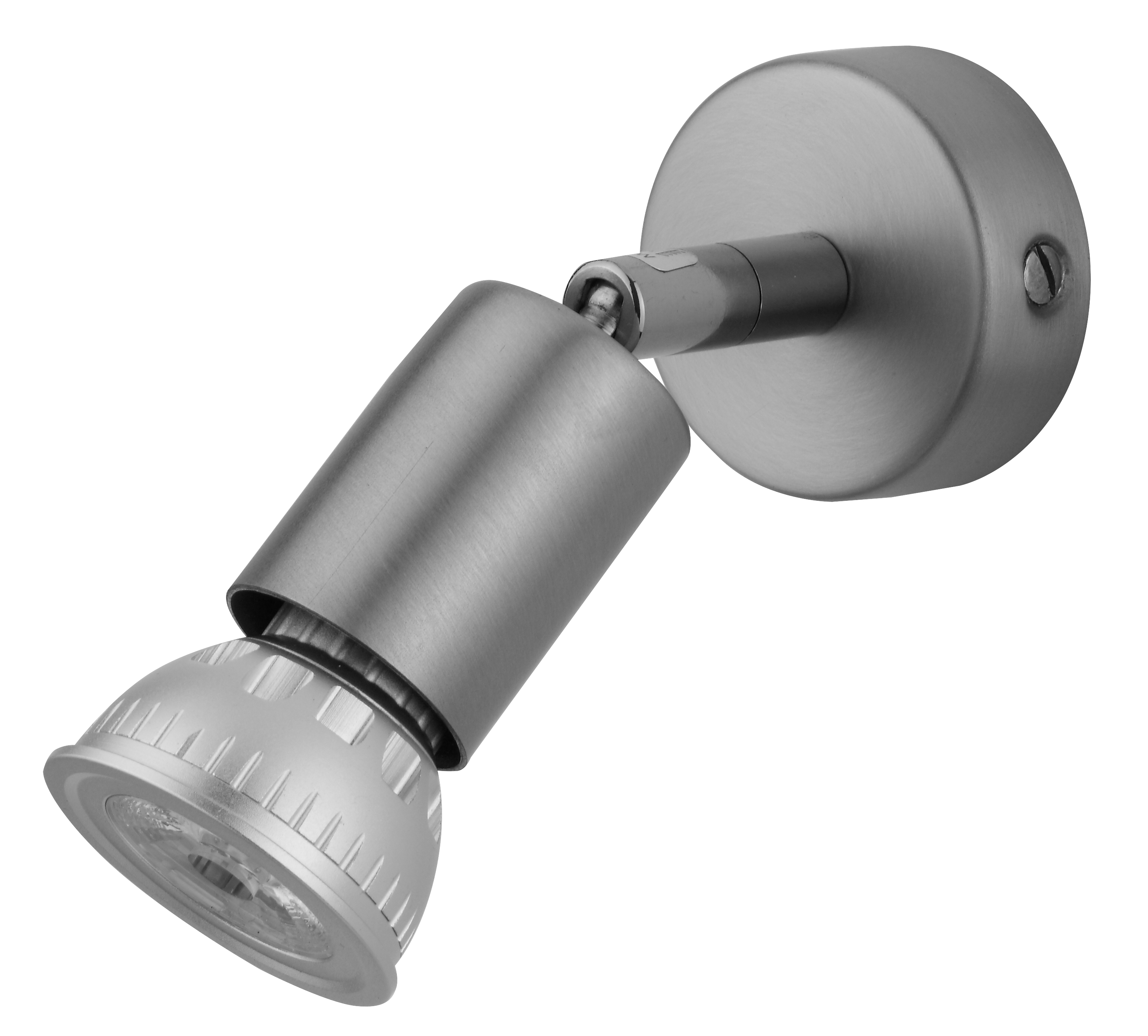 Deckenspot 12cm in nickel matt 1xGU10