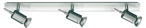 Leiste 58cm in nickel matt 3-flammig 3xGU10