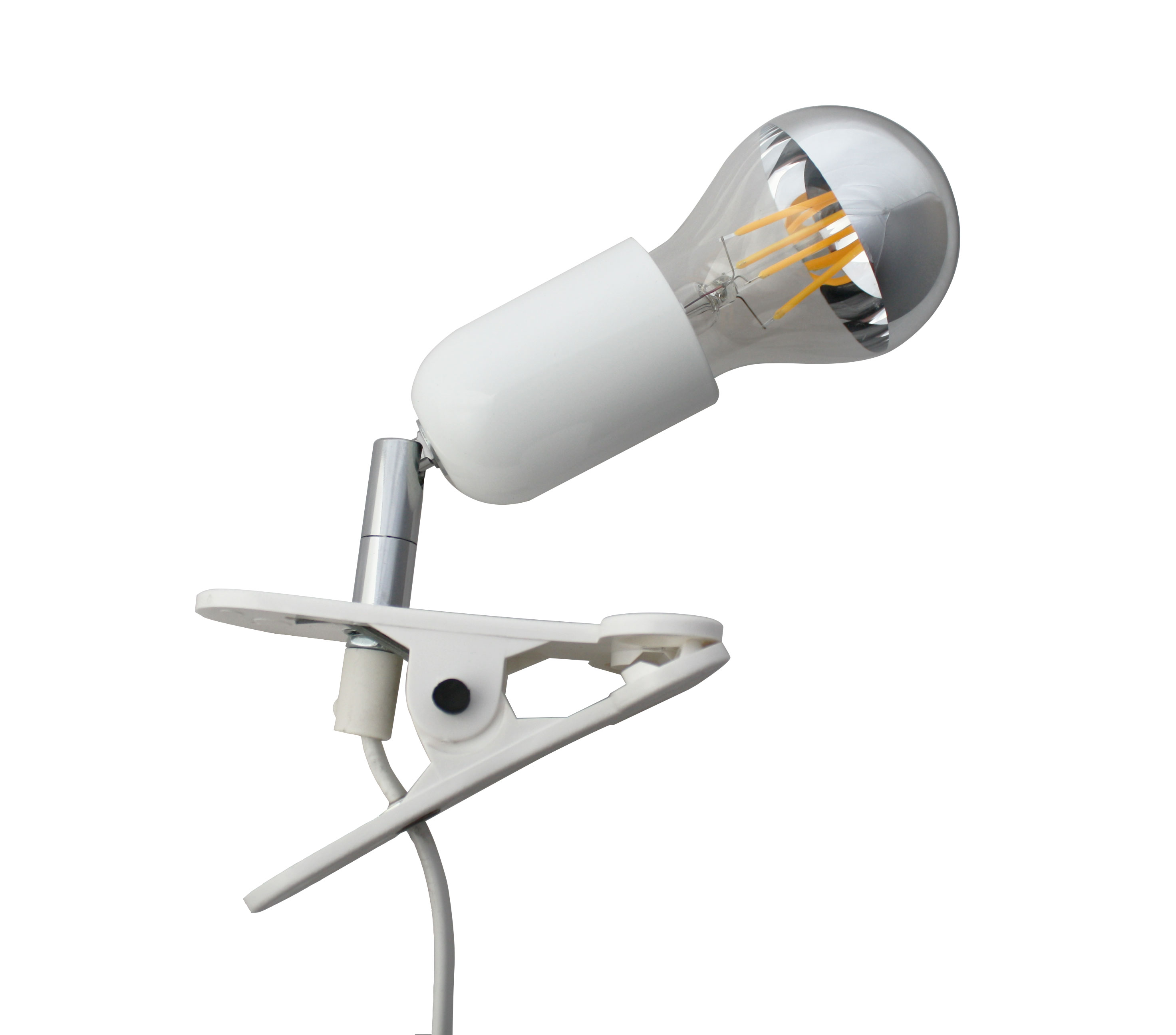 Clip&Plug LED Klammerleuchte 15cm in weiß 1x15W