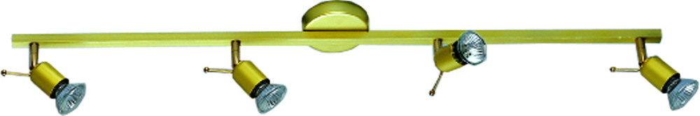 Florida Deckenleuchte 90cm in gold matt 4-flammig