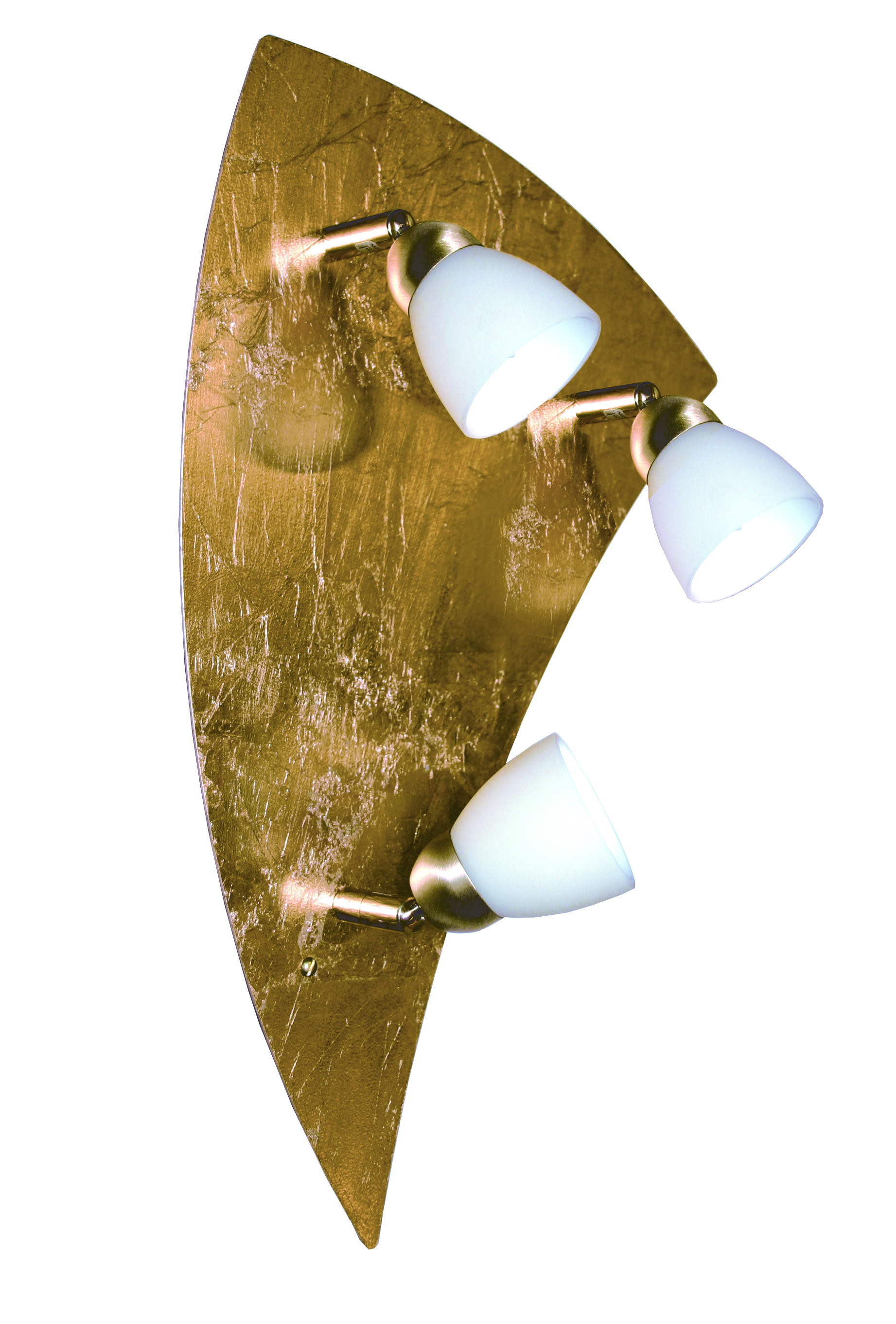 Deckenleuchte 44cm in gold 3-flammig 3xG9 33W