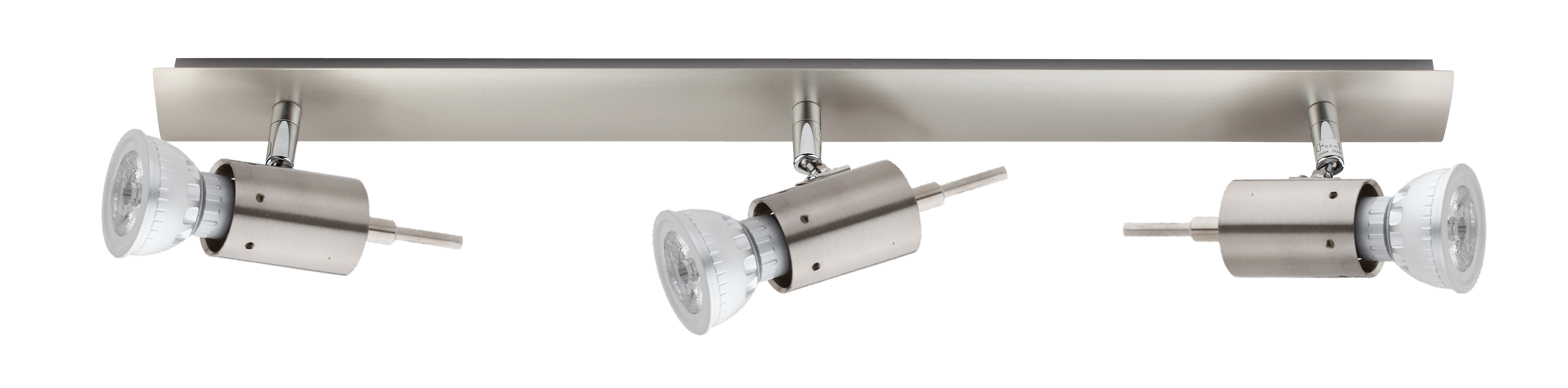 Sunrise LED Leiste 58cm in nickel matt 3-flammig 3