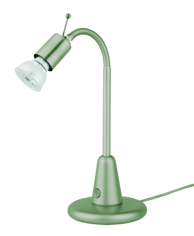 Sunrise LED Tischleuchte 46cm in nickel matt 1xGU1