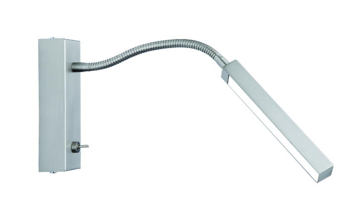 Penta LED Wandleuchte in Alu matt 