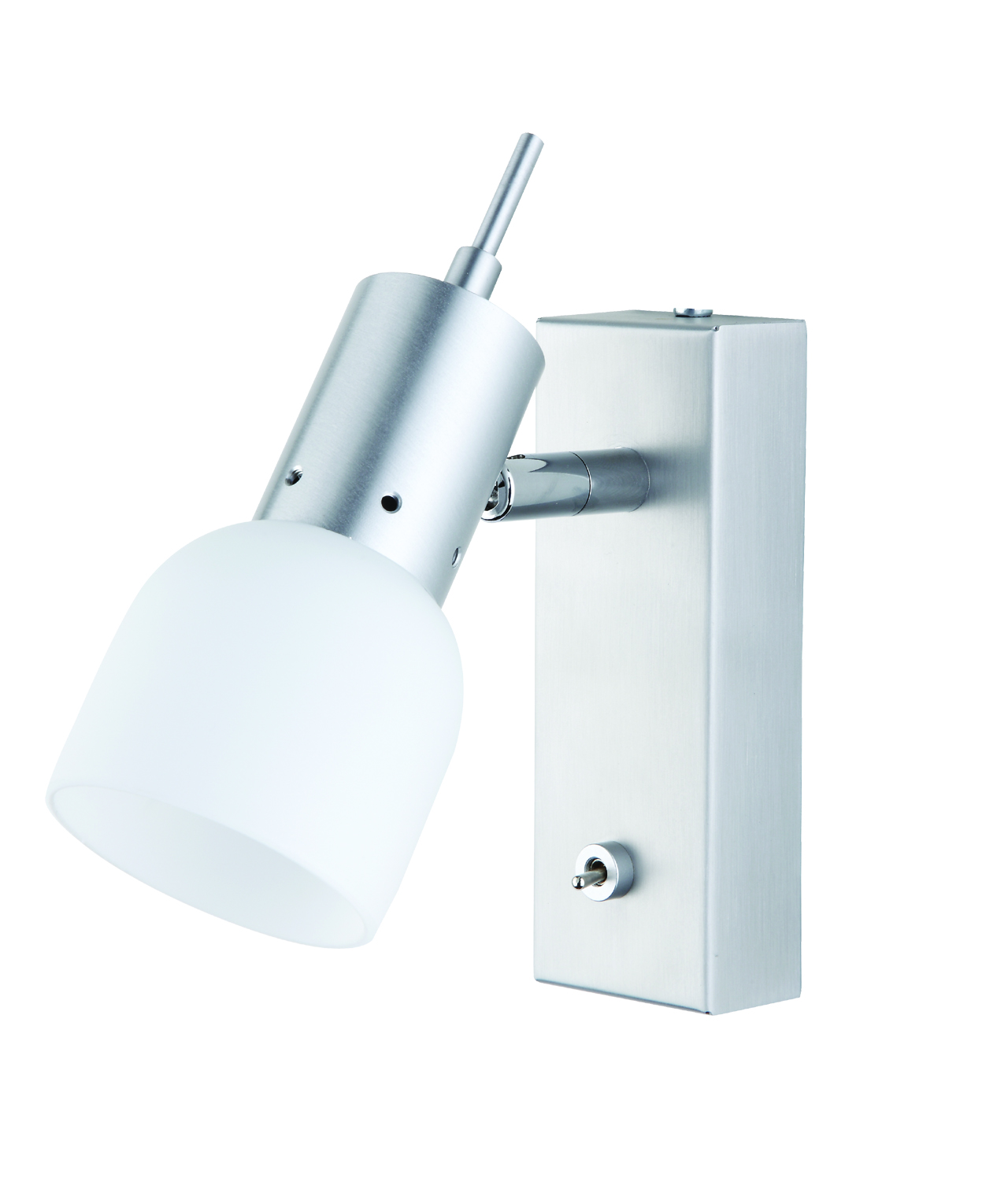 LED-Wandspot in Alu matt
