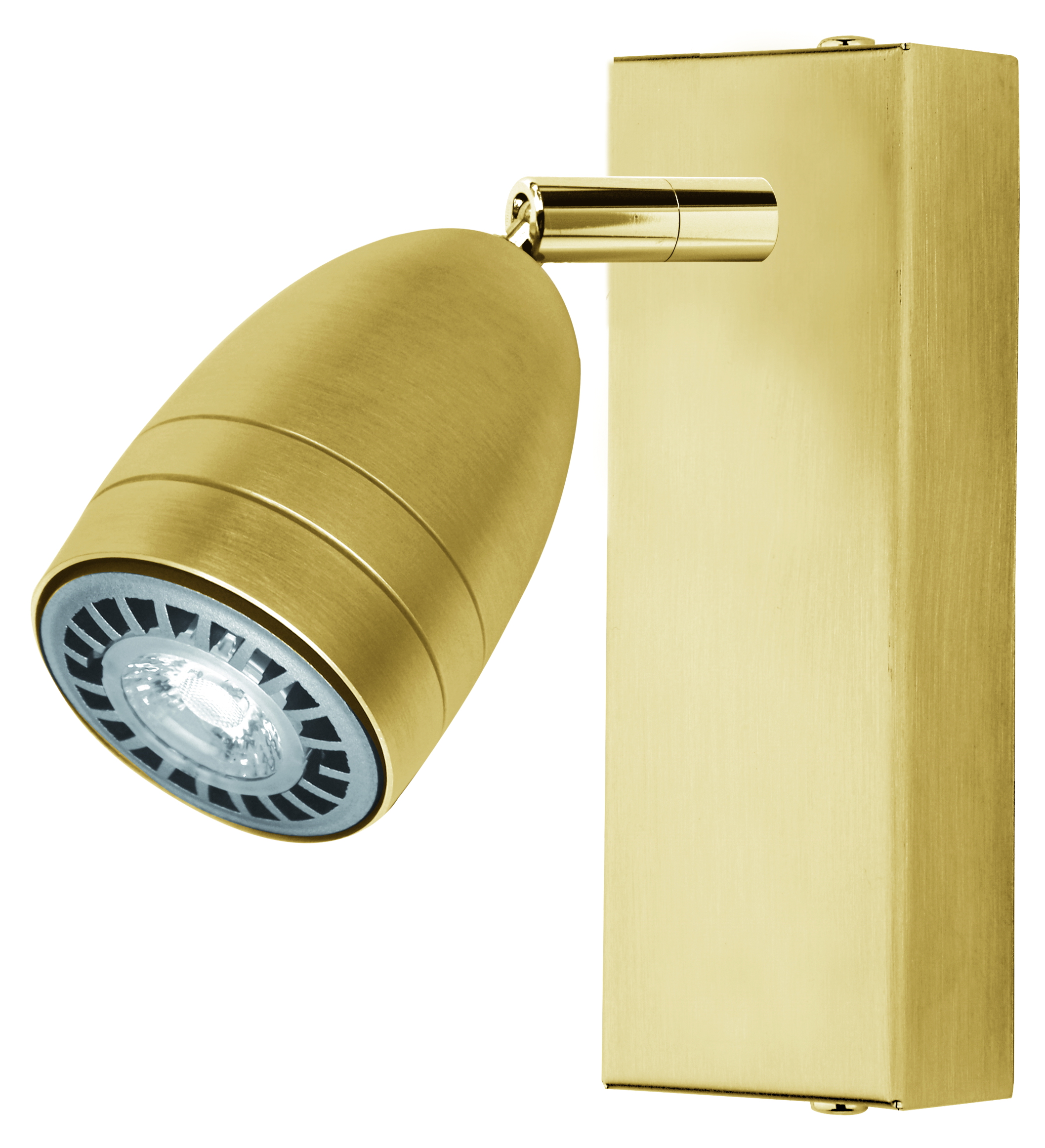 Omega LED Wandspot in Gold matt 