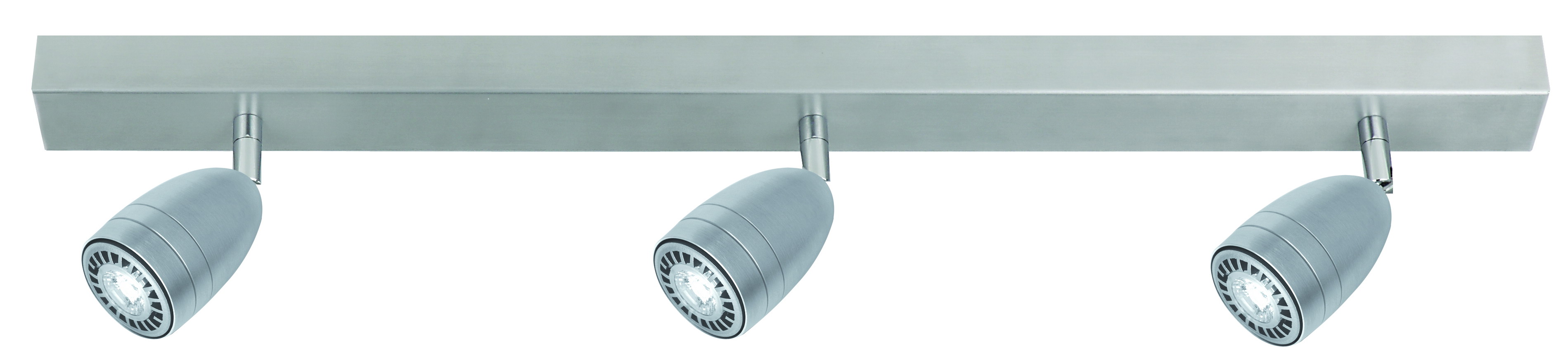 Omega LED Leiste 61cm in alu matt 3-flammig GU10 3
