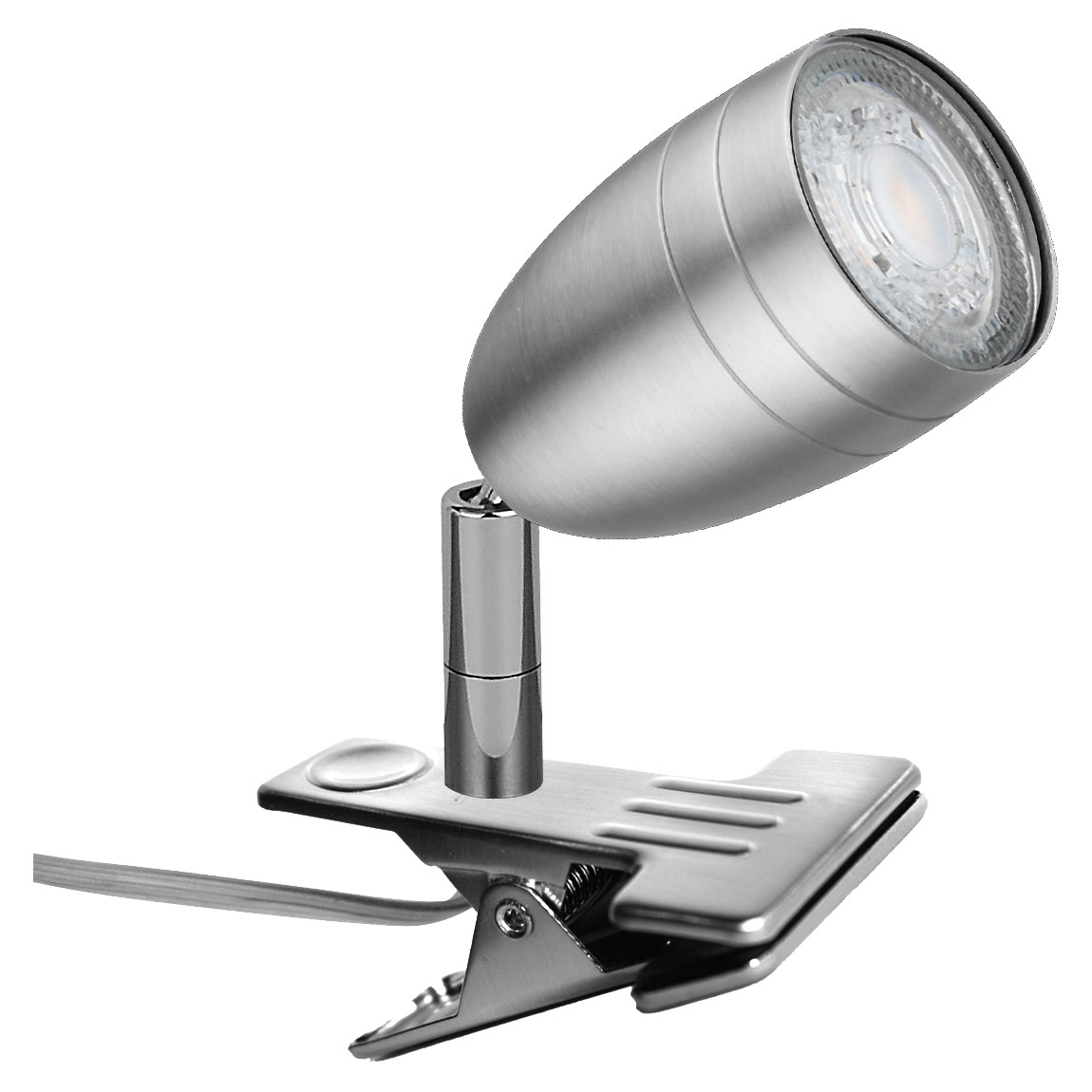 Clip&Plug LED Klammerspot 16cm in alu matt GU10 1x