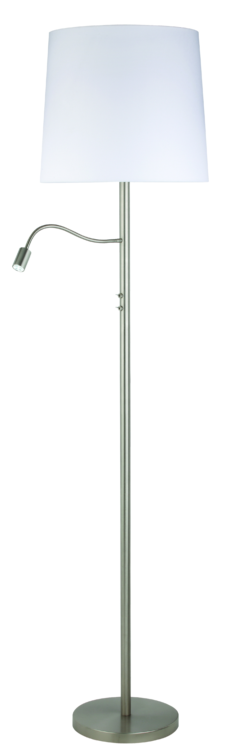 Katharina Stehleuchte 120cm mit Lesearm und Micros