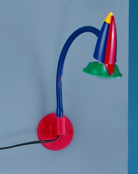 LED Wandleuchte mit PVC in bunt