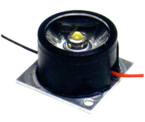 LED Aufbau Minispot in schwarz
