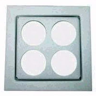 LED-Wandeinbauleuchte Titansilber