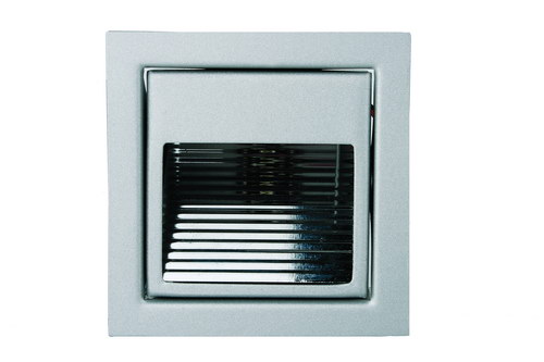 LED-Wandeinbauleuchte in Titansilber