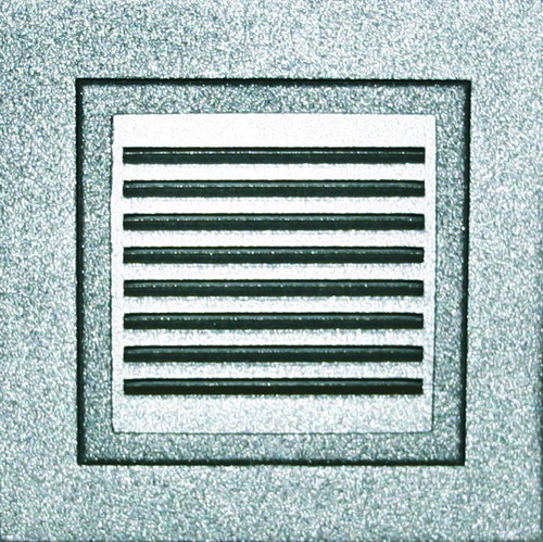 LED-Wandeinbauleuchte in Titansilber