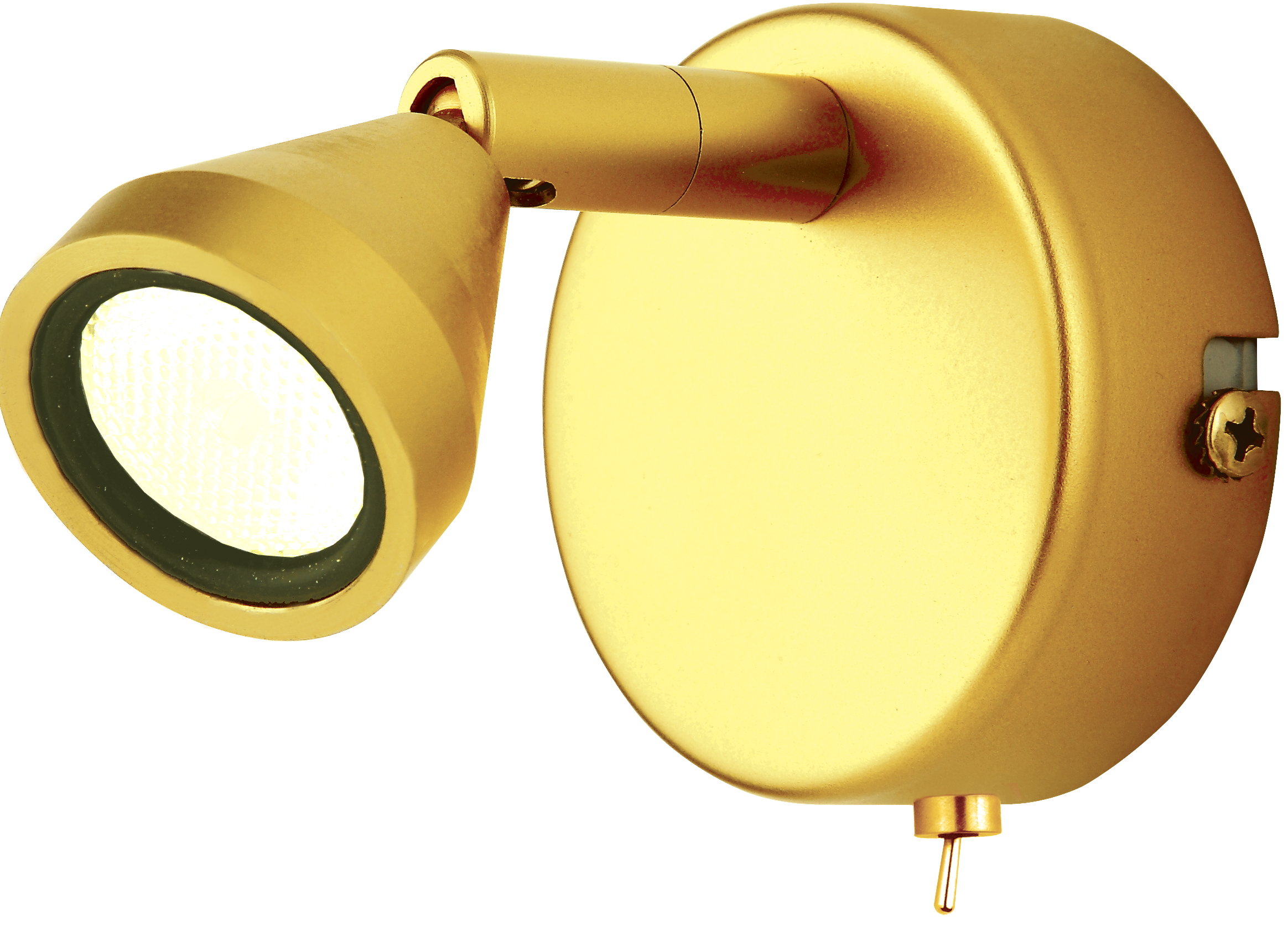Mini LED Wandleuchte in Gold matt