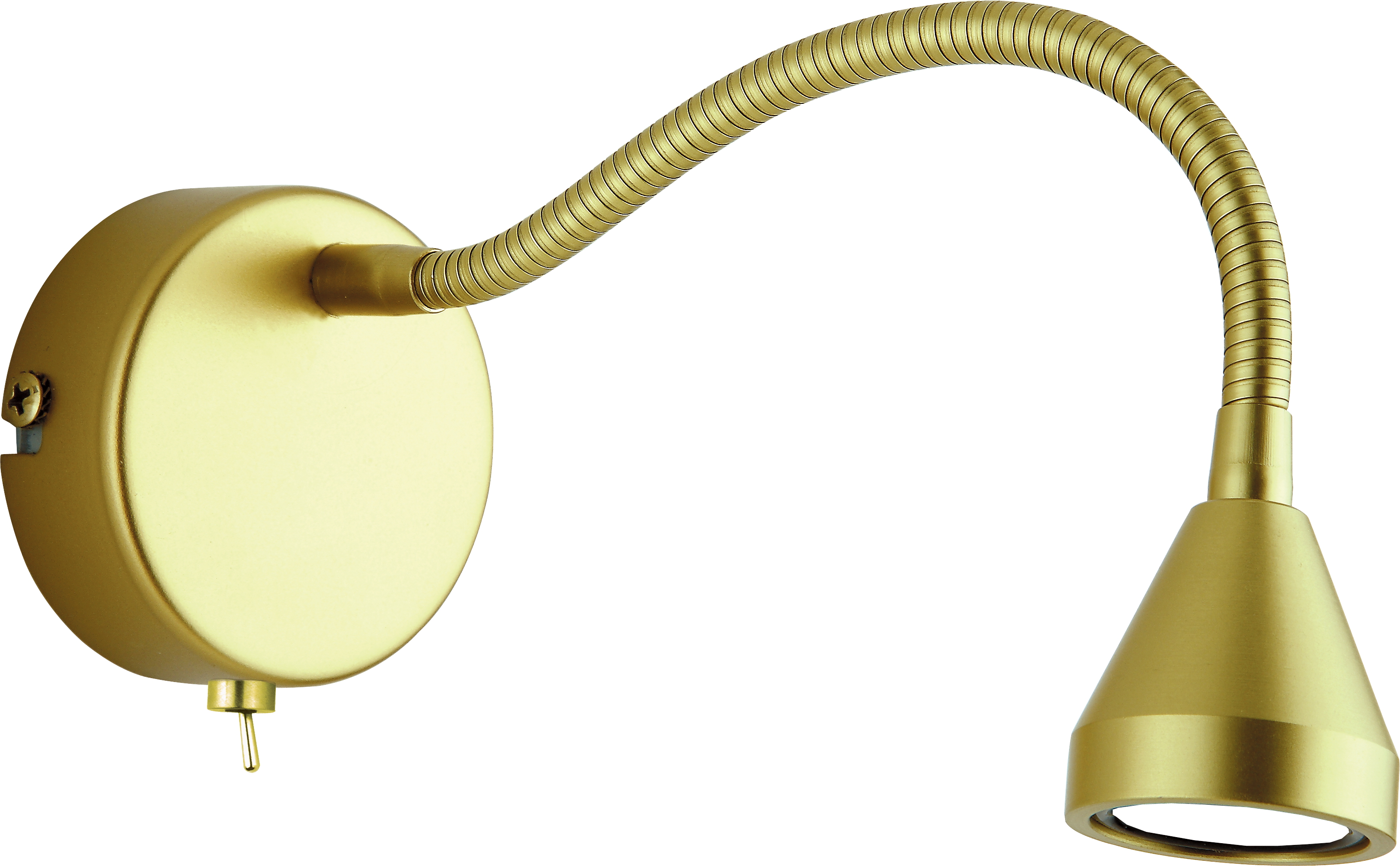 Mini LED Wandleuchte in Gold matt 