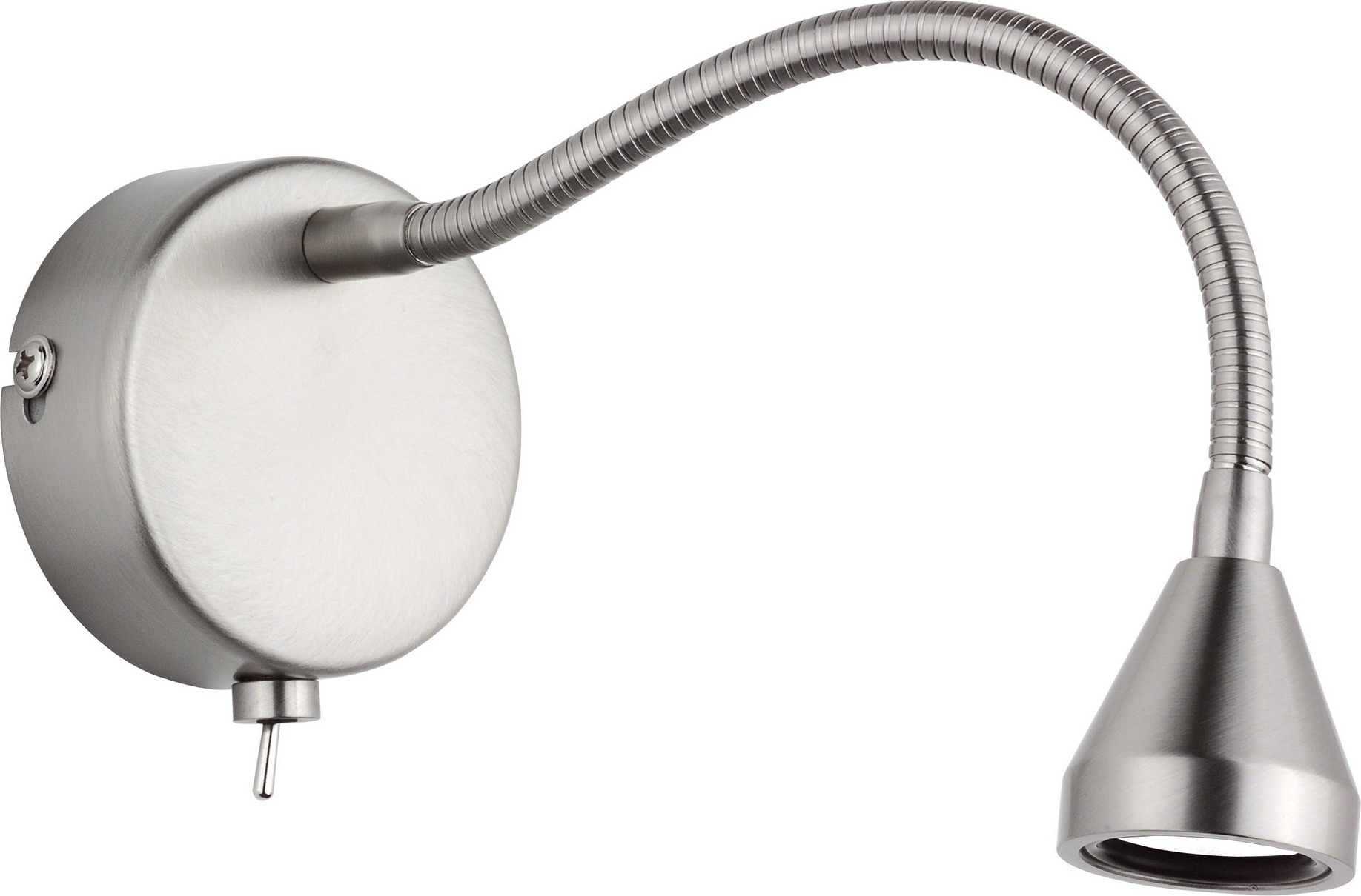 Mini LED Wandleuchte in Nickel matt