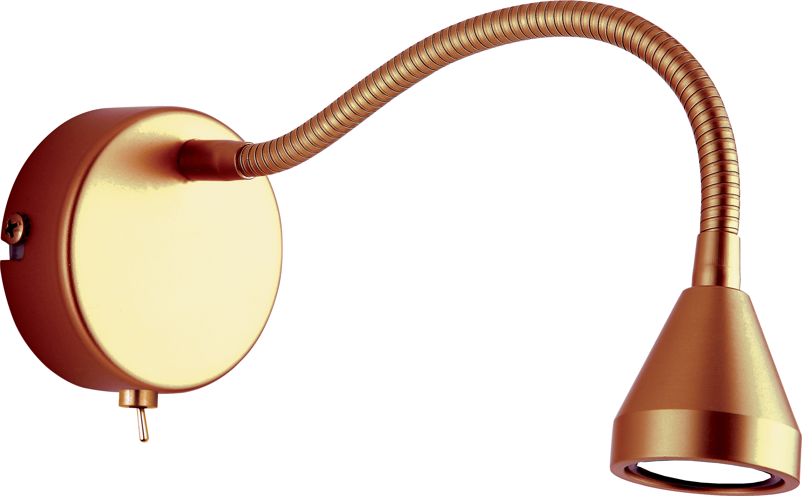 Mini LED Wandleuchte in Gold antik