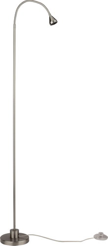 Mini LED Stehleuchte 125cm in nickel matt 1x2,5W