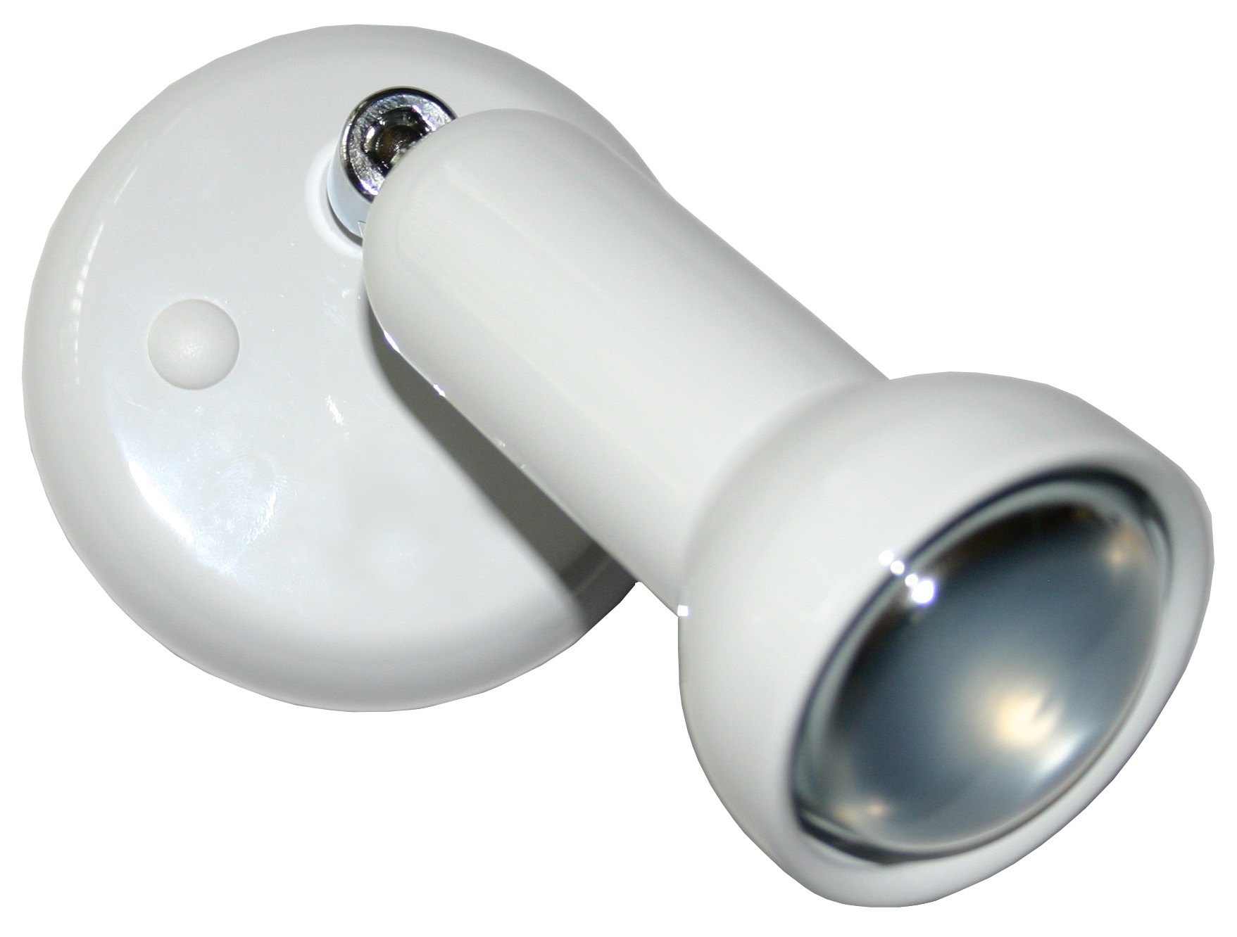 Wandspot 18cm in weiß mit chrom