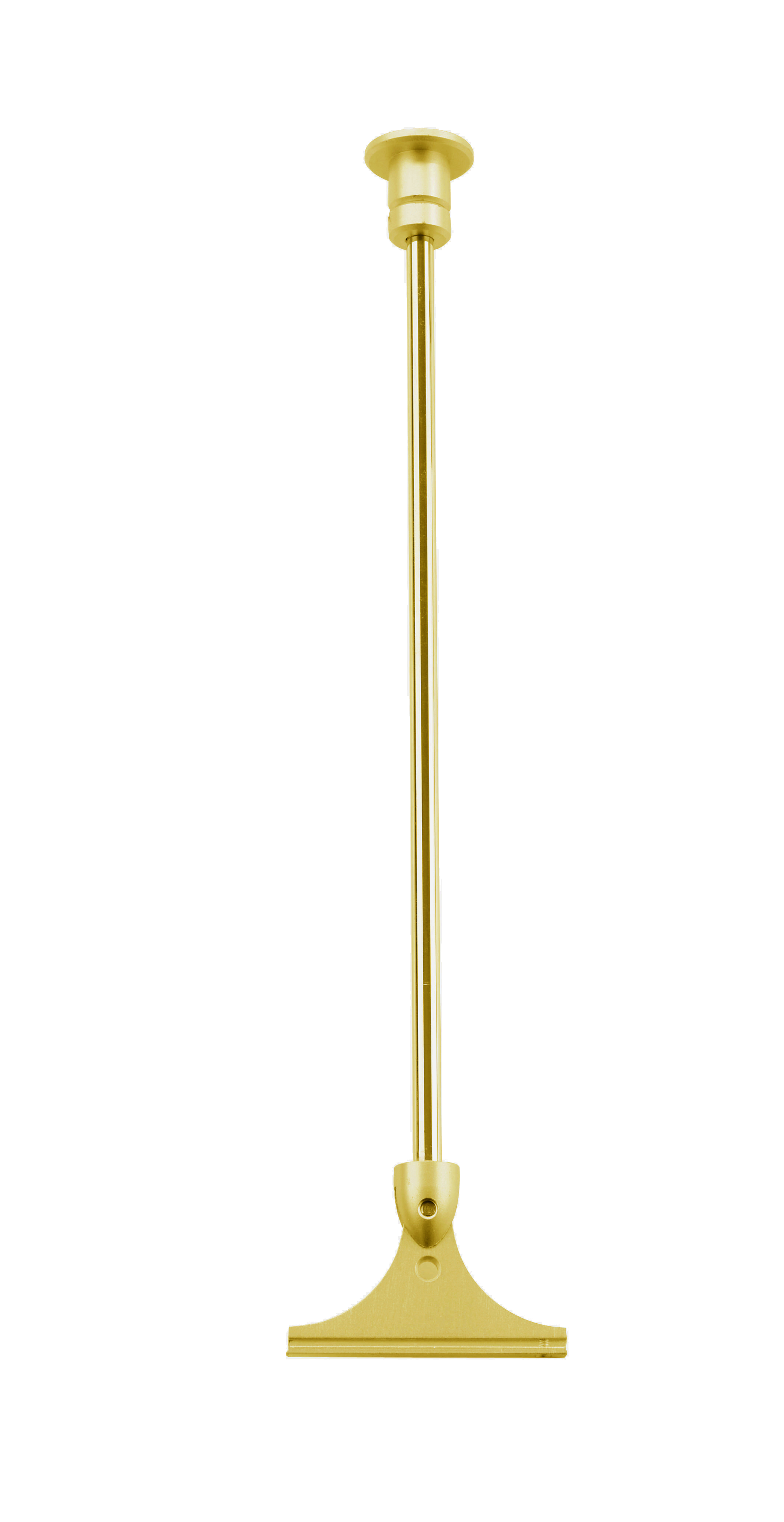 Schmale Deko-Abhängung in gold matt