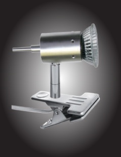 Clip&Plug LED Klammerspot in nickel matt